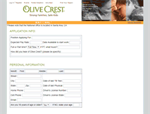 Tablet Screenshot of olivecrest.info